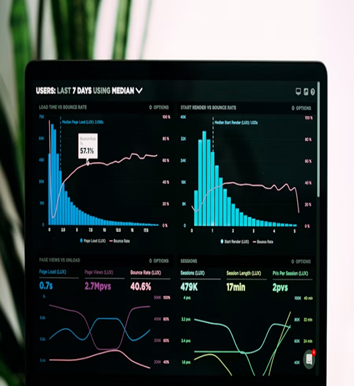 Gráfico de crescimento de leads em estratégia digital